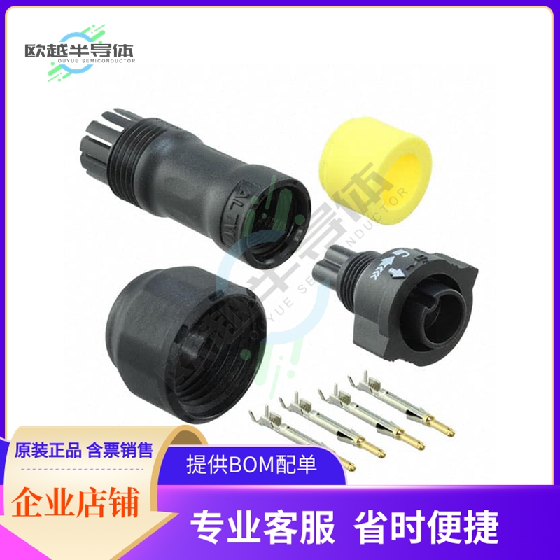 CB-04BFMA-QL8MP0【CONN PLUG MALE 4POS GOLD CRIMP】