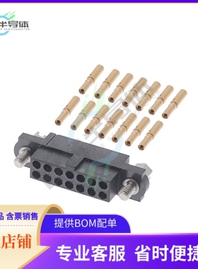 M80-4611405【CONN RCPT 14POS CRIMP 24-28AWG】