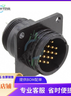 213855-4【CONN RCPT MALE 16POS GOLD SOLDER】