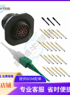 D38999/24WC35SN【CONN RCPT FMALE 22POS GOLD CRIMP】