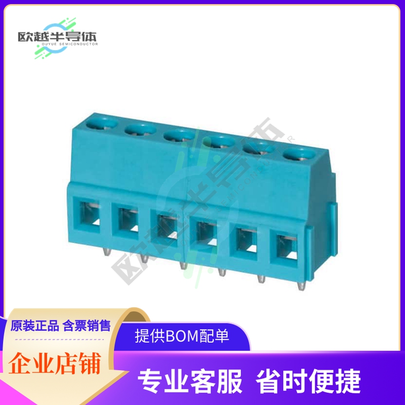 TB007-508-06BE【TERMINAL BLOCK, SCREW TYPE, 5.08】