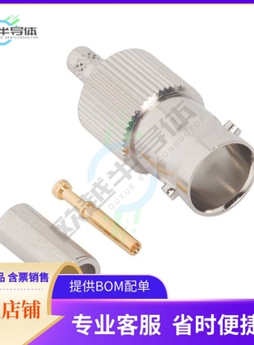 112974【CONN BNC JACK STR 75 OHM CRIMP】