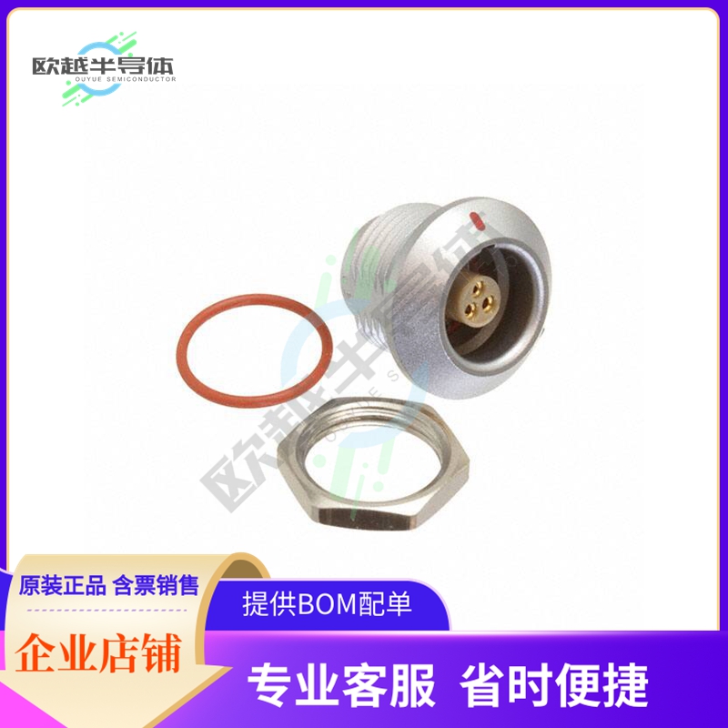 EGG.0K.303.CLL【CONN RCPT FMALE 3P GOLD SLDR CUP】