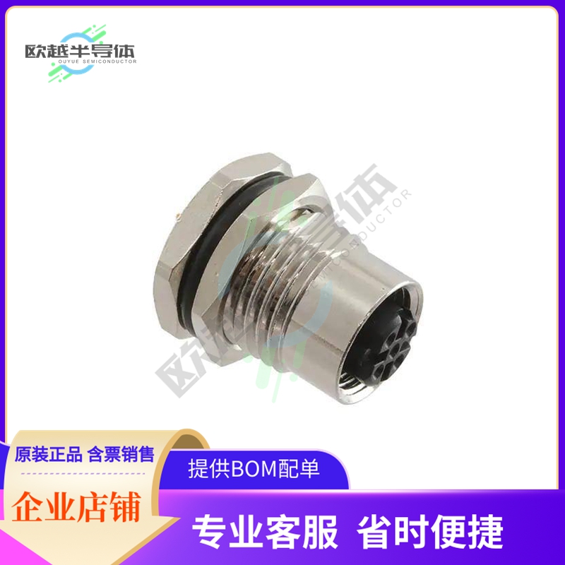 859RD04-20SR004【M12 4P D-CODE FEMALE PANEL SC SS】