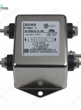 20VK6[滤波器LINE FILTER 250VAC 20A CHASS MNT]