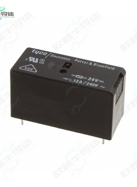 RT134024F[继电器RELAY GEN PURPOSE SPST 12A 24V]