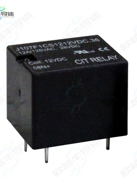 J107F1CS1212VDC.36[继电器RELAY GEN PURPOSE SPDT 12A 12V]