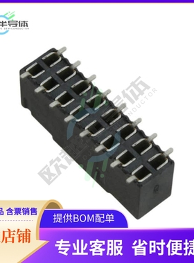 963216-2000-AR-PR【CONN RCPT 16POS 0.1 GOLD SMD】