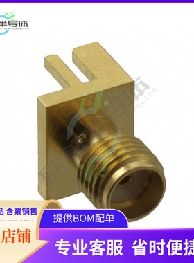 132430【CONN SMA RCPT STR 50OHM EDGE MNT】