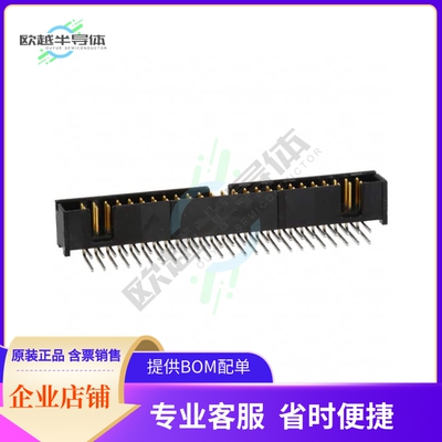 1-103310-0【CONN HEADER R/A 50POS 2.54MM】