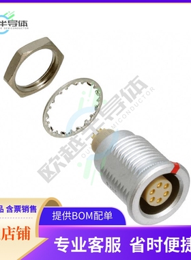 JBXER1G06FSSDSR【CONN RCPT FMALE 6P GOLD SLDR CUP】