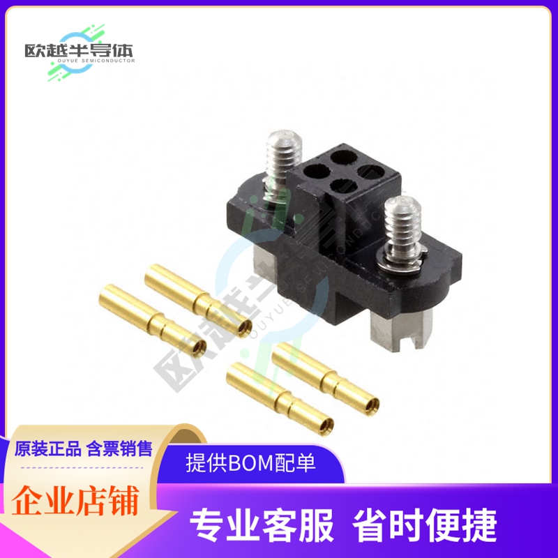 M80-4600405【CONN RCPT 4POS CRIMP 22AWG GOLD】
