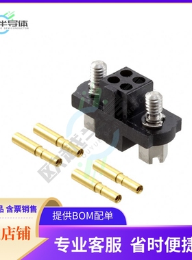 M80-4600405【CONN RCPT 4POS CRIMP 22AWG GOLD】