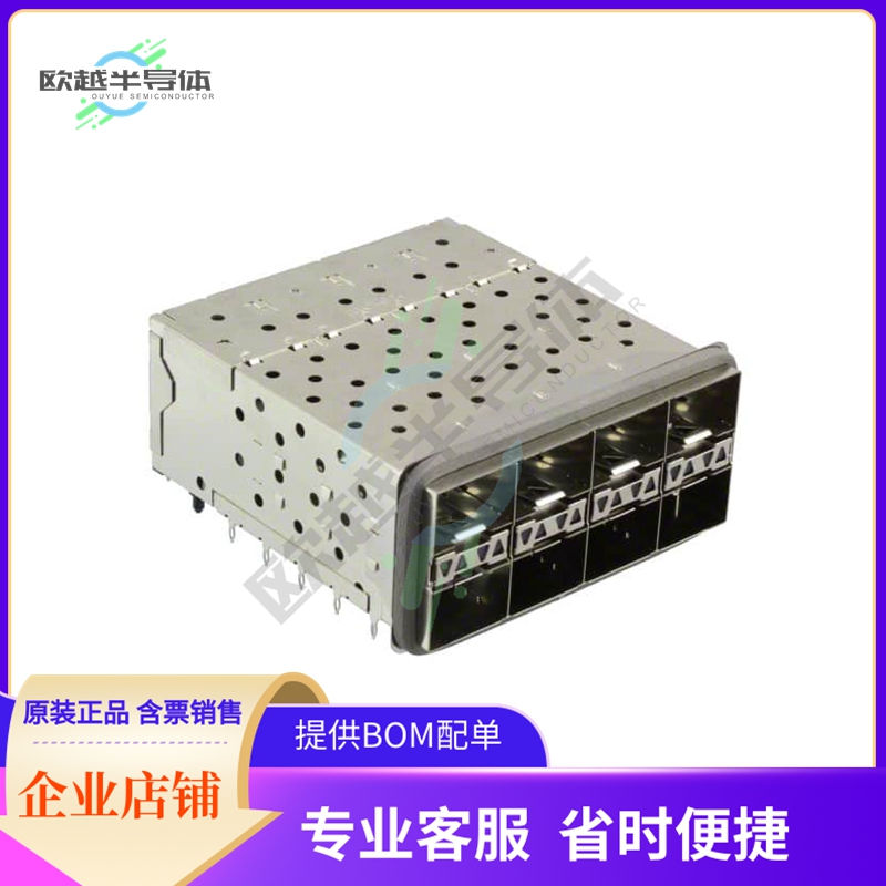 760925001【CONN SFP+ RCP W/CAGE 2X4 160P RA】