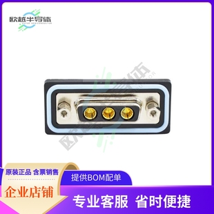 SUB RCPT 3POS CDFS3W3203L411 MNT PNL CONN