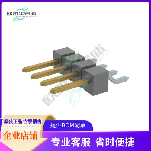TSM-104-01-S-SH-P【CONN HEADER SMD R/A 4POS 2.54MM】