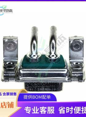 302W2CSXX56N40X【CONN D-SUB RCPT/PLUG 2P R/A SLDR】