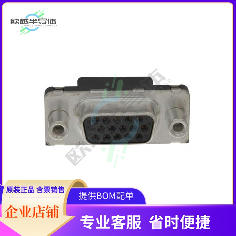 ICD15S13E4GV00LF【CONN D-SUB HD RCPT 15P R/A SLDR】