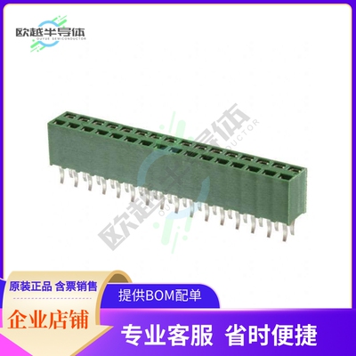 1-215307-6【CONN RCPT 32POS 0.1 GOLD PCB】