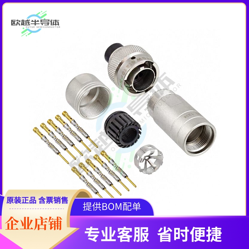 RT0W61210PNH-K【CONN PLUG MALE 10POS GOLD CRIMP】