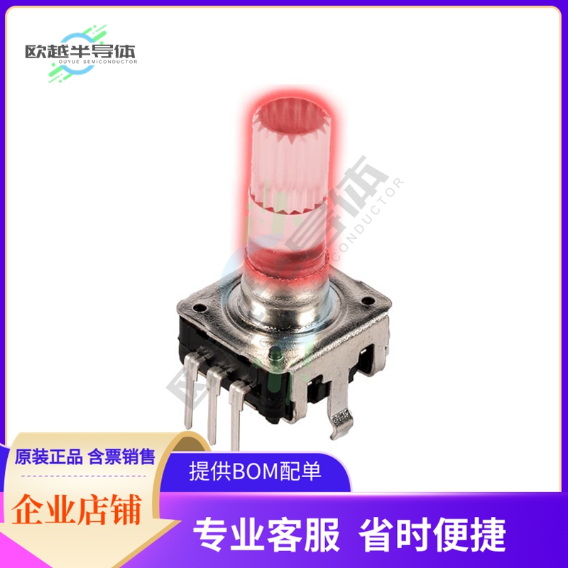 12CE1K24B12112【ROT ENCODER MECH 12PPR RED LED】