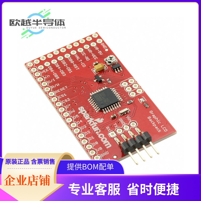 评估和演示板套件 LCD-09352【SPARKFUN GRAPHIC LCD SERIAL BACK