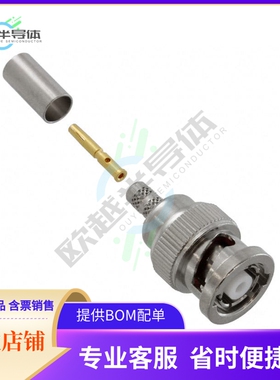 112514RP【CONN RP-BNC PLUG STR 50OHM CRIMP】