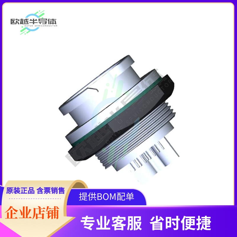 CBD-08RMFS-QC8001【CONN RCPT FMALE 8P GOLD SLDR CUP】