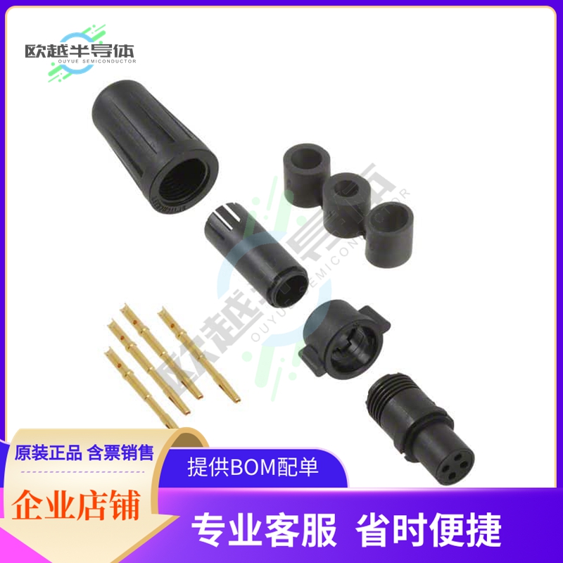 EN2C4F22DCW【CONN PLUG FMALE 4POS GOLD CRIMP】