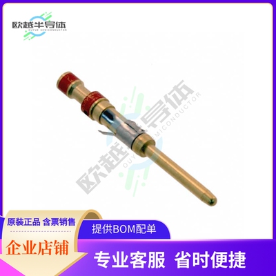 201611-1【CONN PIN 24-28AWG GOLD CRIMP】