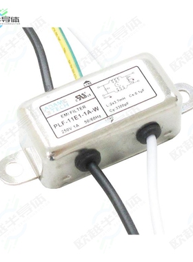 PLF-11E1-1A-W[滤波器LINE FILTER 115V/250VAC 1A CHASS]
