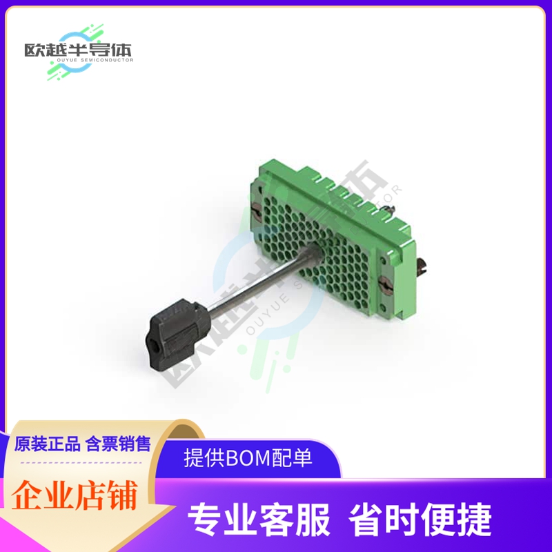516-090-000-201【CONN HSG RACK & PANEL 90POS GRN】