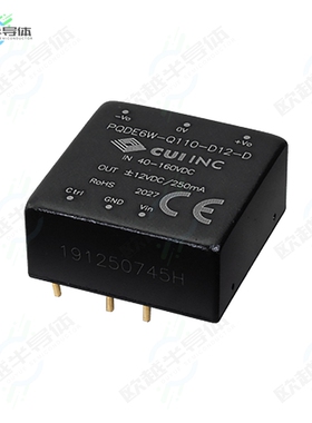PQDE6W-Q110-D12-D[电源模块DC DC CONVERTER +/-12V 6W]
