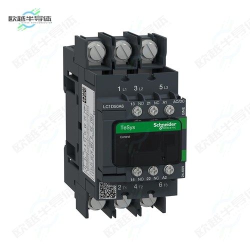 LC1D50A6BNE[继电器TESYS CTR 3P50A AC3NO+NC24-60V A]