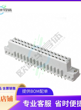 536460-5【CONN DIN RCPT 32POS PCB GOLD】