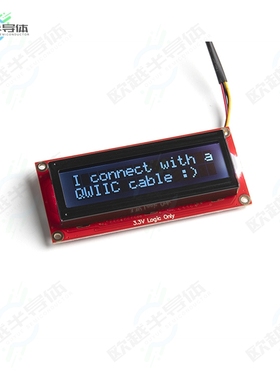 LCD-16397[开发板SPARKFUN 16X2 SERLCD - RGB TEXT】