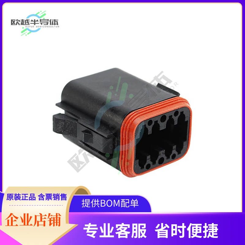 AT06-08SB-RD01【CONN PLUG 8POS 14-20AWG SIZE 16】