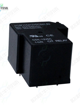 J115F11CH12VDCSH1.5U[继电器RELAY GEN PURPOSE SPDT 50A 12V]