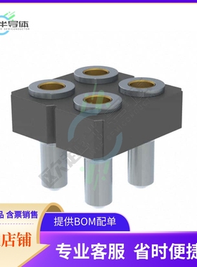 415-47-204-41-004000【CONN SOCKET 4POS 0.1 GOLD PCB】