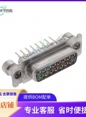 DAMV15SNF225【CONN D-SUB RCPT 15P PNL MNT SLDR】