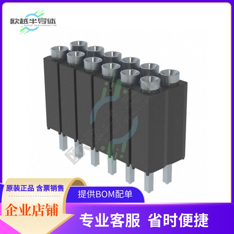 ESD-106-T-23【CONN SOCKET 12POS 0.1 GOLD PCB】