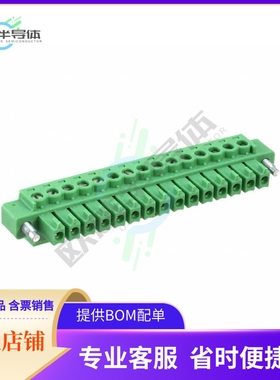 1863136【TERM BLOCK PLUG 15POS 3.5MM】