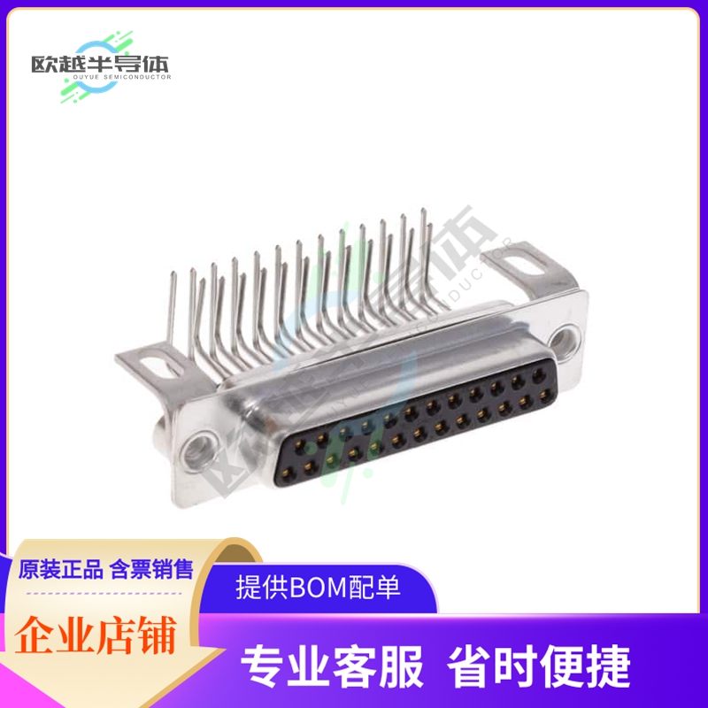 FCC17B25SC49B【CONN D-SUB RCPT 25POS R/A SLDR】