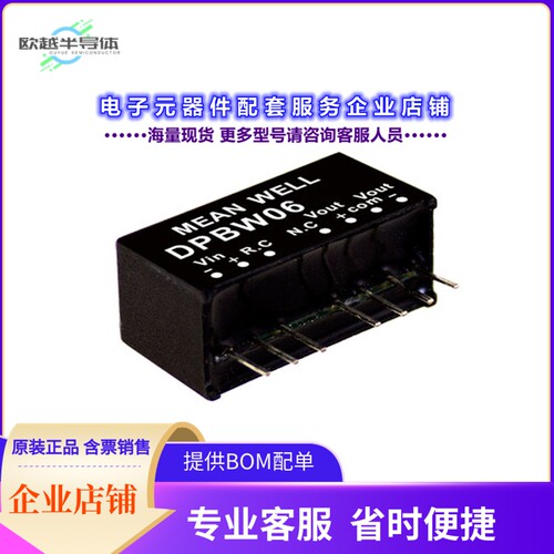 DPBW06F-05[电源模块DC DC CONVERTER +/-5V 6W]