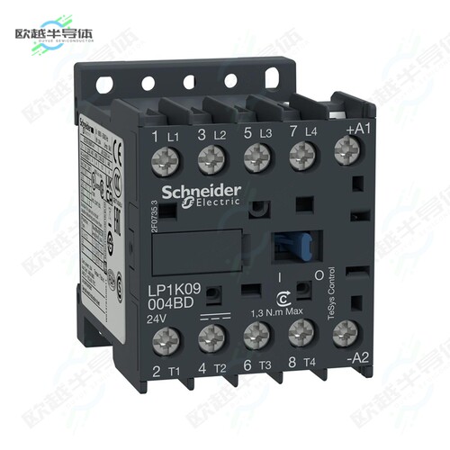 LP1K09004ED[继电器CONTACTOR 4P VIS 48V DC]