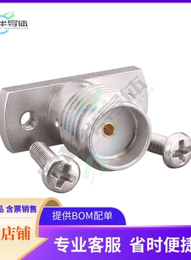 CONSMA017-1【SMA FML, 2-HOLE FLANGE, GOLD】