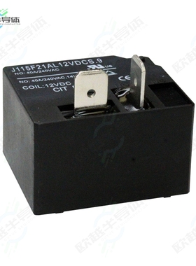 J115F21AL12VDCS.9[继电器RELAY GEN PURPOSE SPST 40A 12V]