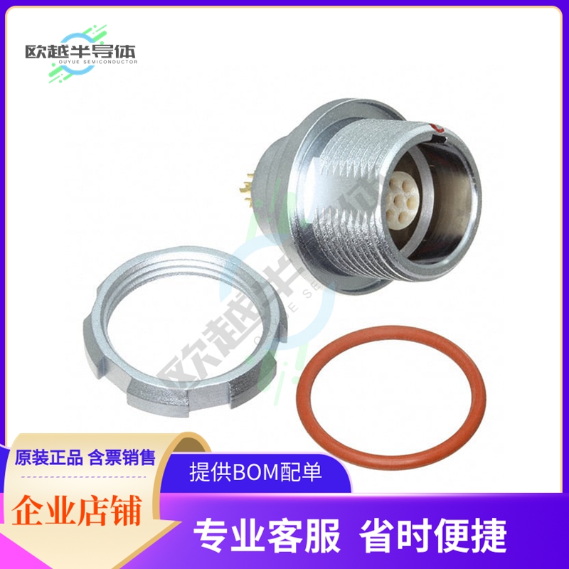 G30K0C-P07LCC0-0000【CONN RCPT FMALE 7P GOLD SLDR CUP】