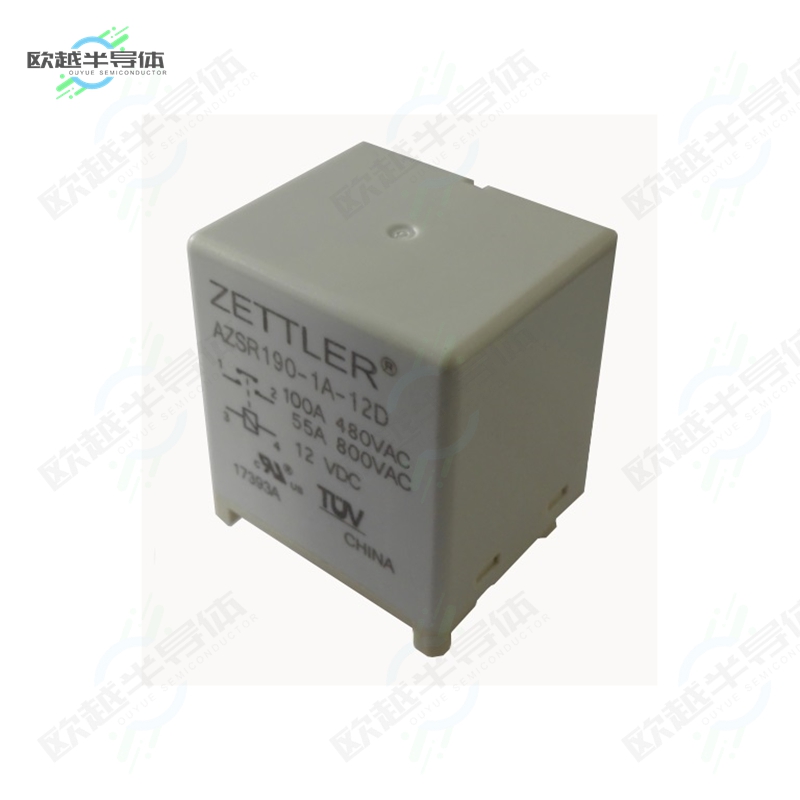 AZSR190T-1AE-12D[继电器RELAY EV CHG SOLAR SPST 100A 12V]
