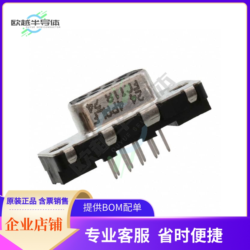 D09S24A4PA00LF【CONN D-SUB RCPT 9POS VERT SLDR】
